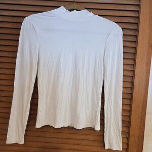 White Mockneck